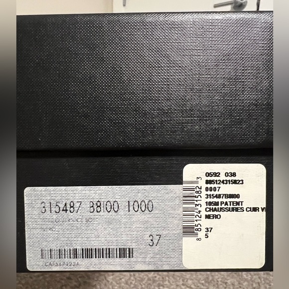 ✖️CONSIGNED✖️YSL TRIBUTE PLATFORM SANDALS IN PATENT LEATHER - Picture 7 of 7